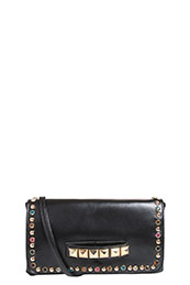 Soraya Studded Detail Front Grab Handle Clutch