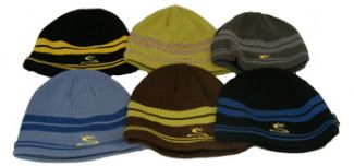 TOUR BEANIE 2008 STRIPED Brown/Green