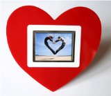 Cooltronics Valentines Day Red Heart Shaped 2.3` Digital Photo Frame
