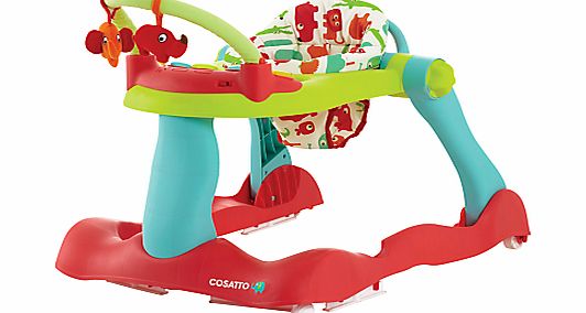 Cosatto Flip Flop 2-in-1 Walker, Zoodle Brights