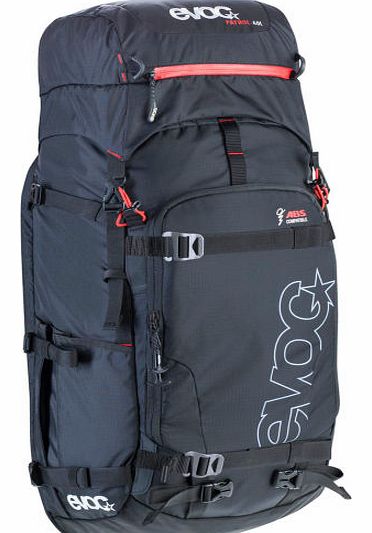 Zip on ABS Patrol Snow Pack - Black