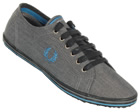 Kingston Grey Chambray Plimsole