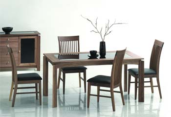 Serena Walnut Dining Set - WHILE STOCKS LAST! -