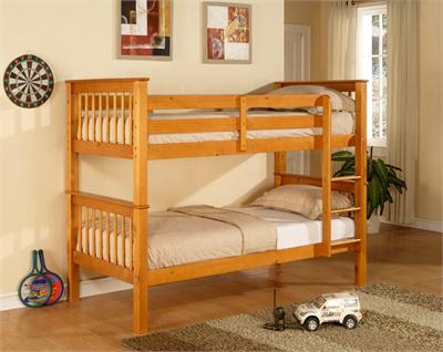 Pavo Bunk Single (3) Bunk Bed White Finish