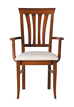 Geneva Slat Back Carver Chair