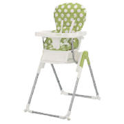 OBaby Nanofold Highchair - Dotty Lime