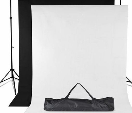 outdoortips Professional Photo Studio With Free Backdrop!(Black/White Background)