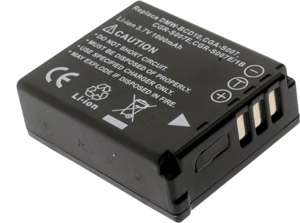 Panasonic Compatible Digital Camera Battery - DMW-BCD10 (DB61) for TZ3, TZ4 and TZ5