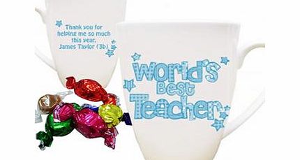 Blue Worlds Best Teacher Mug