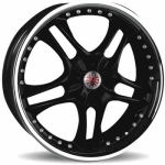 Asia Tec Warrior Wheels - Black Stainless Steel