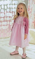 Babies Two-Piece Party Dress & Cardigan Set