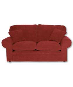 This classic scroll arm sofa is perfectly proporti