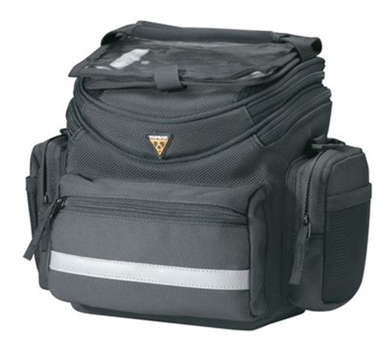 Highly featured, medium sized Handlebar bag at an affordable price. Features: Positive locking,