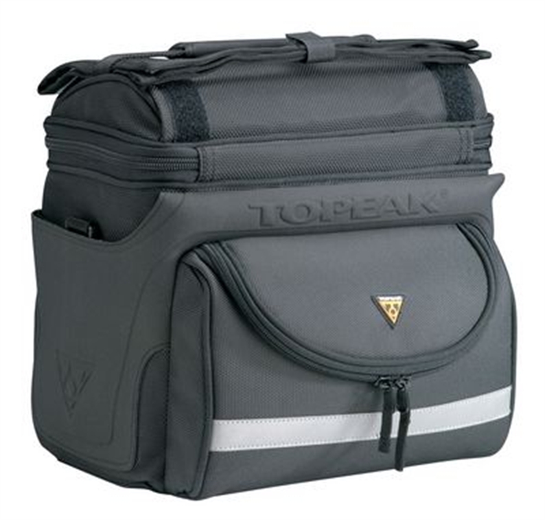 Full featured bag for extended touring, commuting or day trips. Features: Positive locking, quick