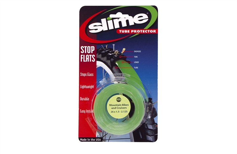 Slime tube protectors sit between your tyre and your inner tube offering an extra level of puncture