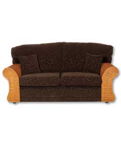 An attractive unique cane sided sofa that would su