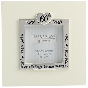 60th Happy Birthday Photo Frame