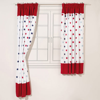 GLTC Star Blackout Curtains for Kids (pair)