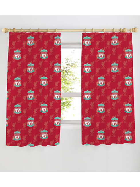 Liverpool FC Multi Crest Curtains