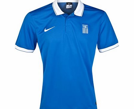 Nike Greece Away Shirt 2014/15 Royal Blue 647739-463