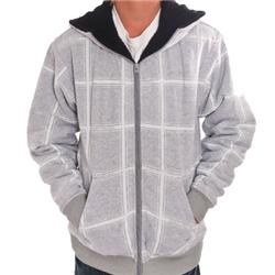 Boys Goliath Sherpa Zip Hoody - Grey