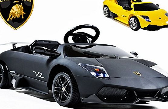 Rip-X LAMBORGHINI MURCIELAGO OFFICIALLY LICENSED LIMITED EDITION RIPX 2016 Battery Powered Electric Ride-on Kids Car, DUAL Engine, 2.4 GHz remote control, 12 V Battery, Rechargeable Battery, Smooth start (B