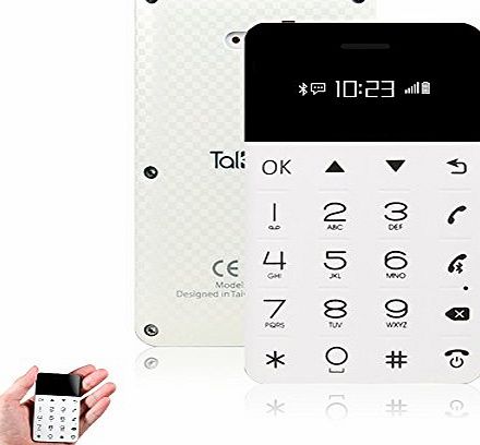 Talkase Unlocked Cell Phone Gen2 Tiny Fashion GSM Phone Without Camera for Kids Seniors and Outdoor Travelers by Wime Talkase T1S
