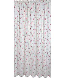 Unbranded Ditsy Floral Pencil Pleat Curtains - 66 x 72