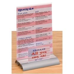 Durable Presenter Sign and Literature Holder