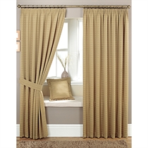 Unbranded Marlowe Curtains Natural 223cm (88?) x 137cm (54?)