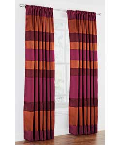 Unbranded Opulence Red Curtains - 66 x 90 inches
