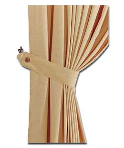 Pair of Butter Lima Ready Made Curtains (W)46 (D)72in.
