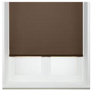 Unbranded Thermal Blackout Blind, Chocolate 60cm