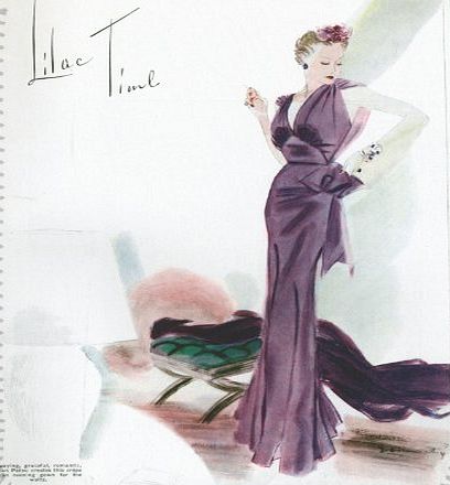 Vintage Magazine Company Lilac Time Gown 1930s IPAD CASE