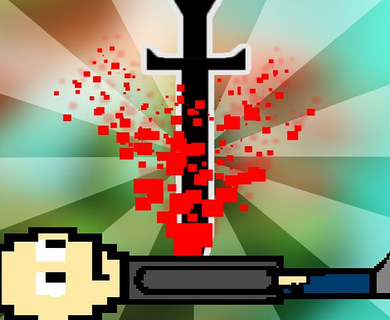100 Swords Dumb Hero : Tap the Black Sword and Die