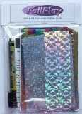 - Foiling kit - Tonertex Write and Rub glue pen with 20 assorted rub on foils for cardmaking and craft
