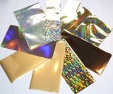 Metallic gold foil selection pack - 10 rub on transfer foils for cardmaking and craft