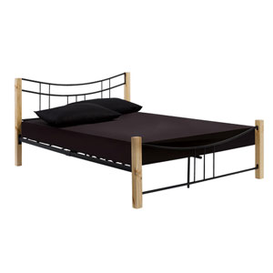 (ND) LPD , Oxford, 4FT 6 Double Metal Bedstead