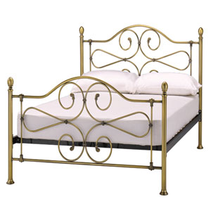 (ND) Serene , Florence, 4FT 6 Double Metal Bedstead