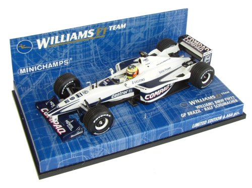 1:43 Minichamps Williams BMW FW22 Brazilian Race Car R.Schumacher Ltd Ed 6.666pcs
