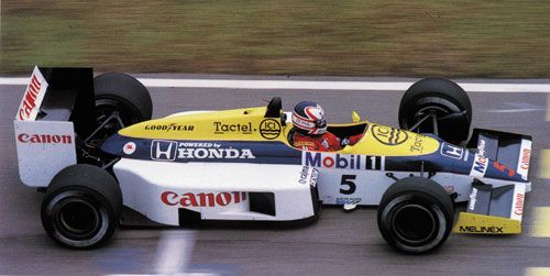 1:43 Minichamps Williams Honda FW11 - N.Mansell
