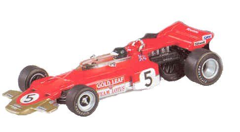 1:43 Scale Lotus Ford 72 WC 1970 - J.Rindt -