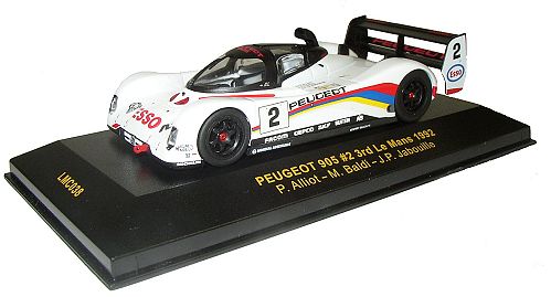 1:43 Scale Peugeot 905 #2 3rd Le Mans 1995