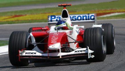 1:43 Scale Toyota Racing 2004 Showcar - C. Da Matta Limited Edition -