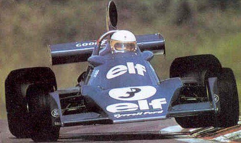 1:43 Scale Tyrrell Ford 007 - J.Scheckter -