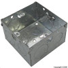 Gang 47mm Depth Galvanised Steel Socket Box