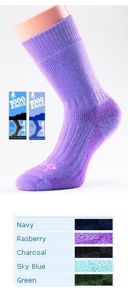 1000 Mile Sock Company 1000 MILE 2 SEASON SOCKS