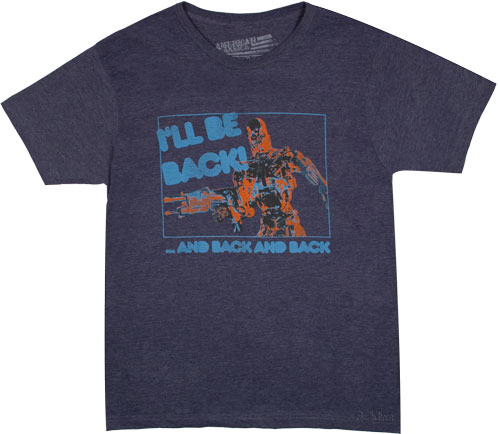 1481 I`l Be Back Men` Terminator T-Shirt from American Classics