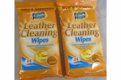 151 LEATHER CLEANING WIPES X 48-KILLS GERMS