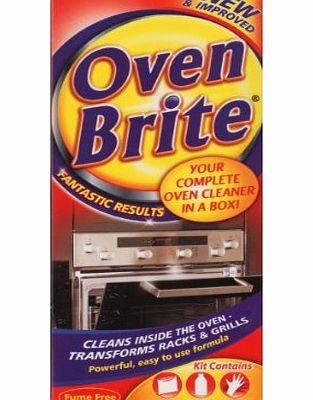 Oven Brite - 500ML - Bottle Bag amp; Gloves Included - Complete Oven Cleaner